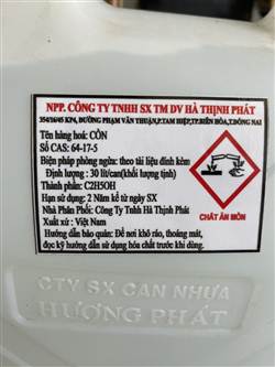 CỒN Công Nghiệp hóa chất biên hòa đồng nai
